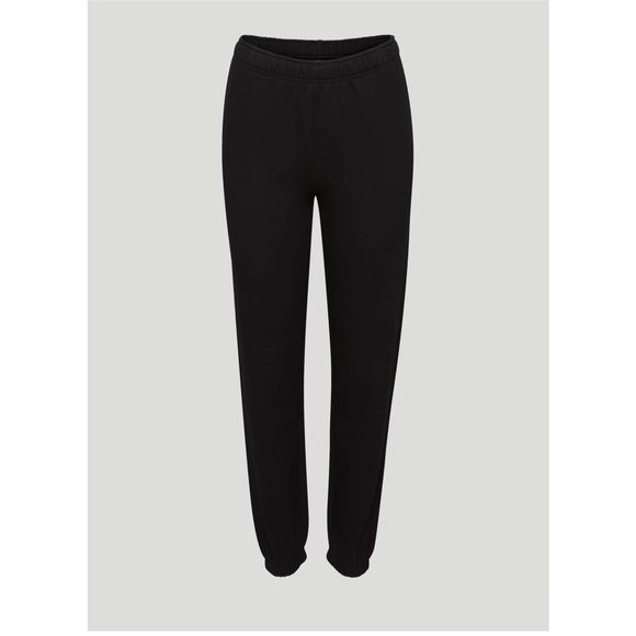 ARITZIA | TNA COZY FLEECE BOYFRIEND BASIC SWEATPANTS SOFT (BLACK) TALL - Picture 7 of 12